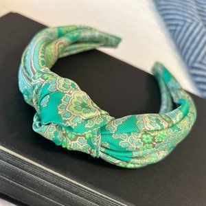 Green Paisley Headband